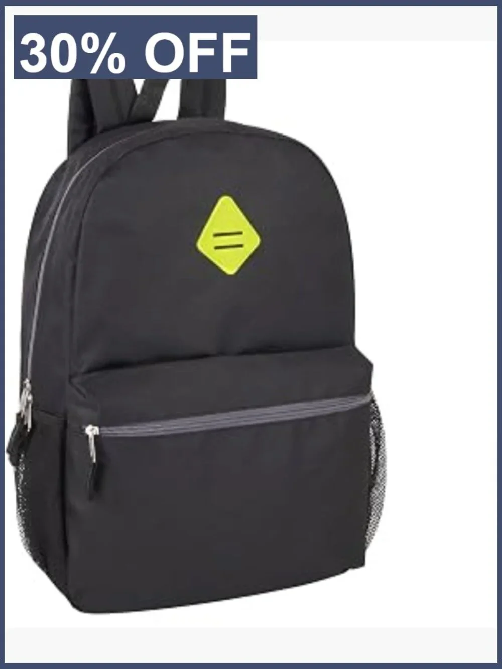 Large 19" Laptop Backpack with Mesh Side Pockets